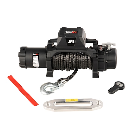 Rugged Ridge TREKKER S10 WINCH, 10,000LB SYNTHETIC ROPE W/ WIRELESS REMOTE (OPTIONA 15100.08